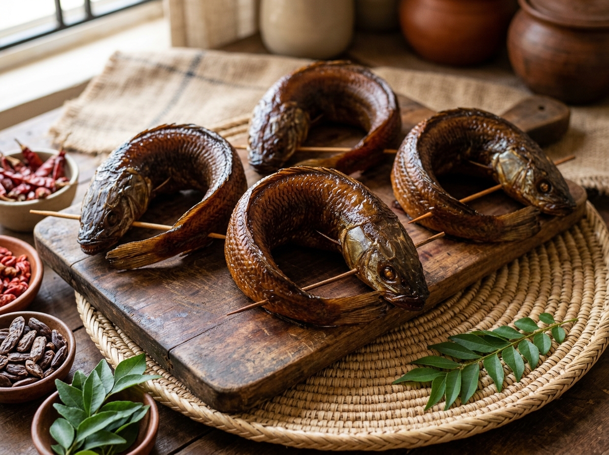 Artisanal Smokeless Kiln Dried Catfish and Clean Vacuum Packaging